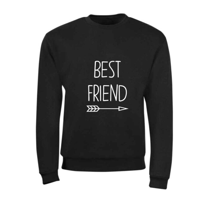 Best friend δεξί βέλος Φούτερ χωρίς κουκούλα - Image 1