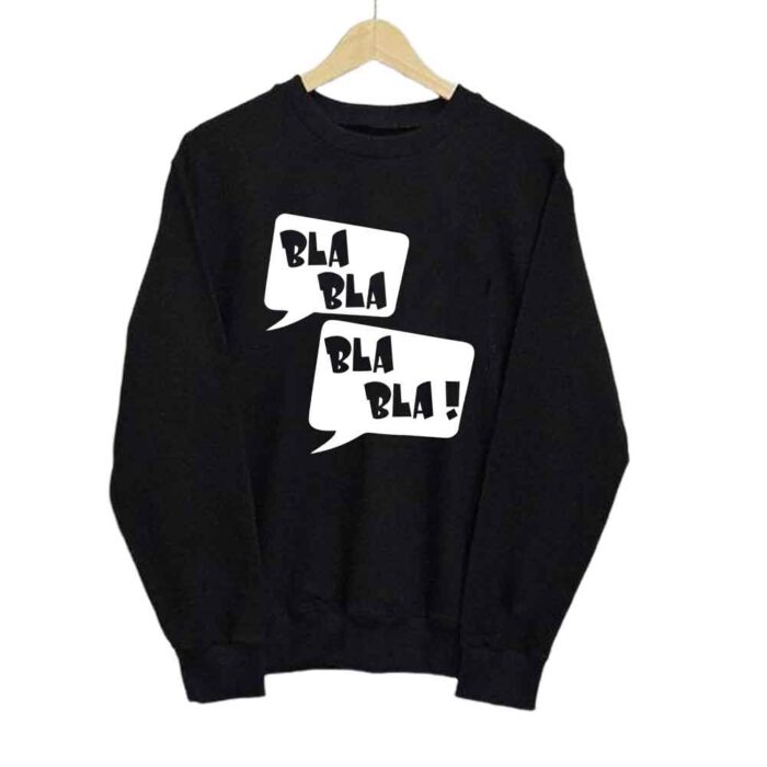 Bla bla Φούτερ χωρίς κουκούλα - Image 1