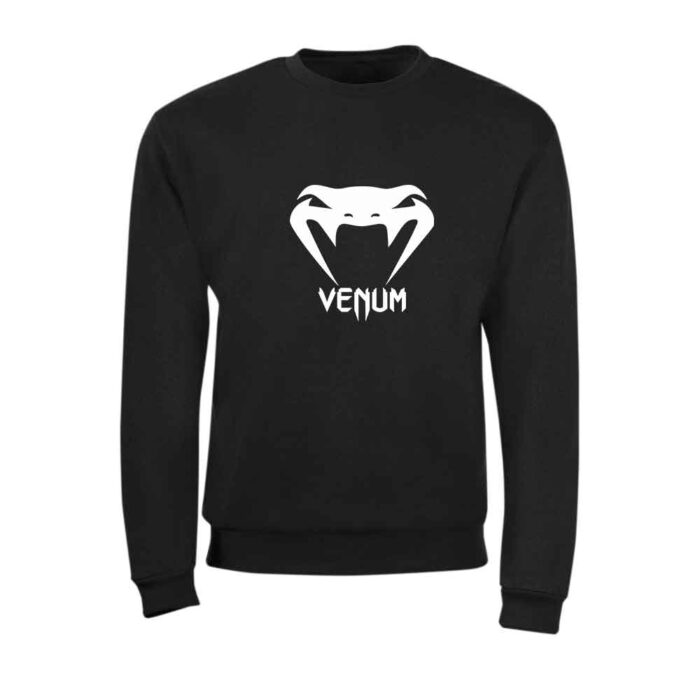 ektiposi-se-fouter-venum-stampariseto Venum Φούτερ χωρίς κουκούλα - Image 1