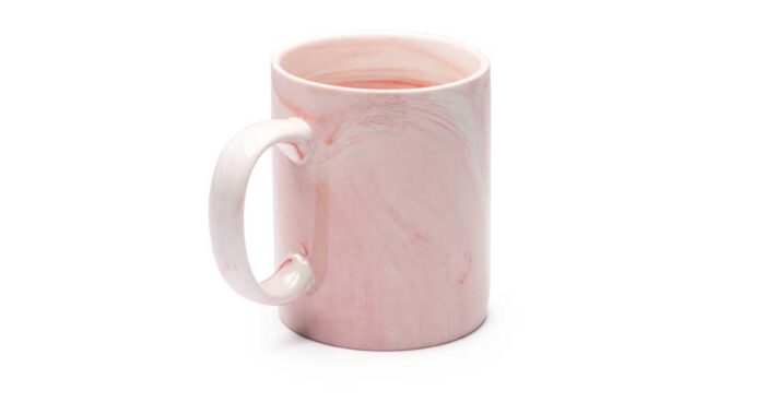 Κούπα Ροζ Μάρμαρο με το δικό σου σχέδιο - Image 2