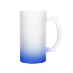 Κόκκινο Frosted Ποτήρι μπύρας με το Σχέδιο σας - Image 3