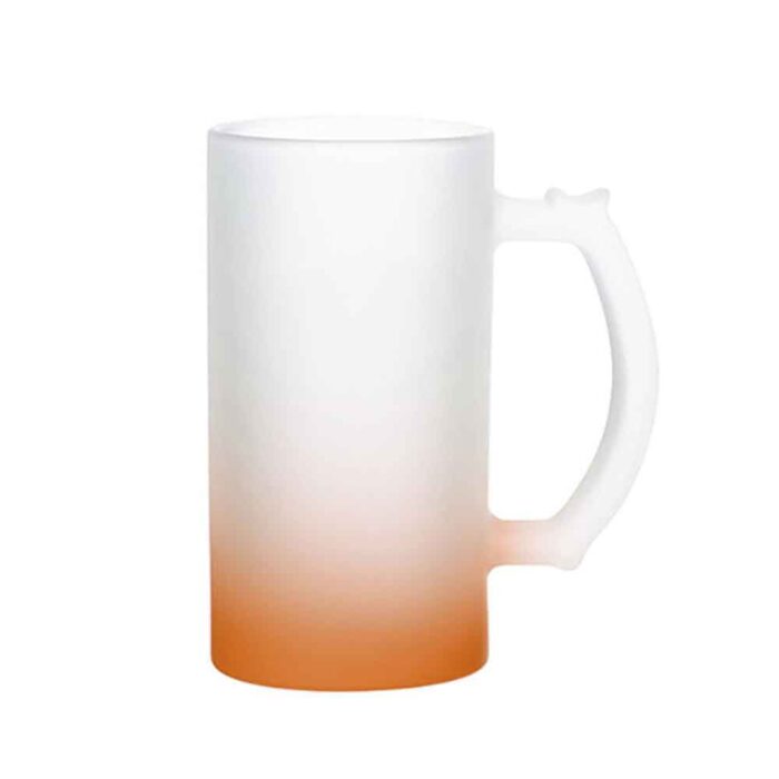 Κόκκινο Frosted Ποτήρι μπύρας με το Σχέδιο σας - Image 6