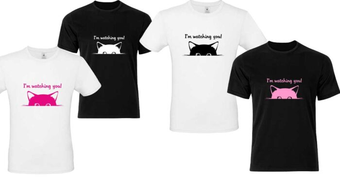 Tshirt Cat Watching - Image 5