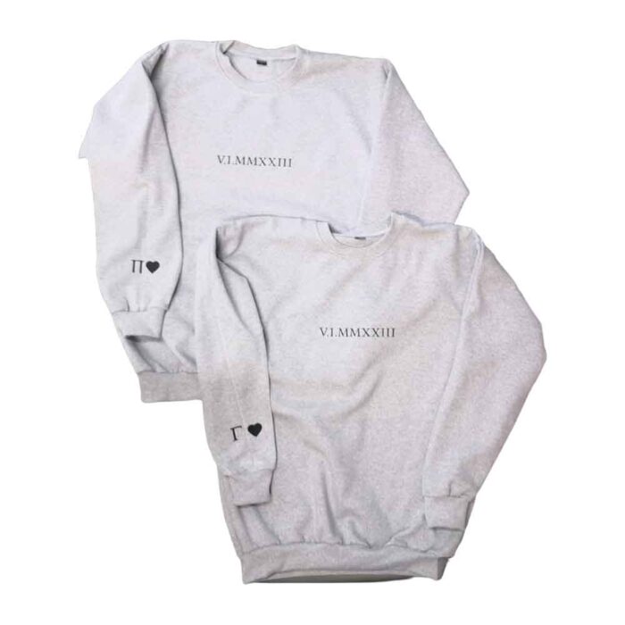 Σετ για Ζευγάρια Φούτερ χωρίς κουκούλα - Image 1