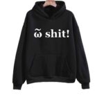 Ω shit Φούτερ με κουκούλα