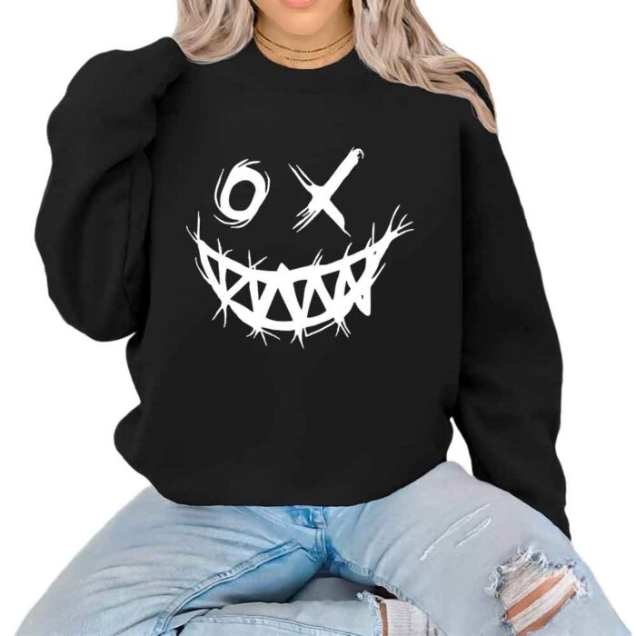 Smile Face Φούτερ Unisex - Image 1