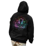 Alien Colors φούτερ με κουκούλα