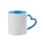 Κούπα Λευκή με Μπλε Χερούλι Καρδιά με Εκτύπωση - Image 3