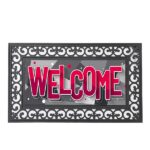 Πατάκι εισόδου Welcome Εξωτερικού Χώρου 45x75 cm με pvc εξωτερικό 25x56cm