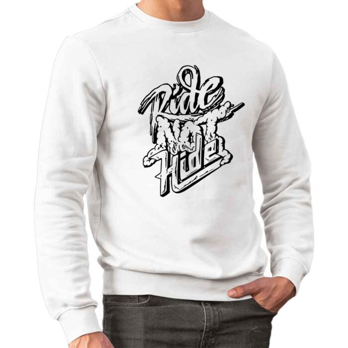 Ride not hide Φούτερ χωρίς κουκούλα - Image 1