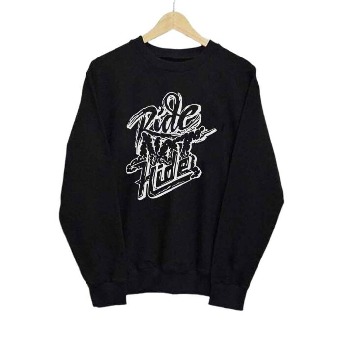 Ride not hide Φούτερ χωρίς κουκούλα - Image 2