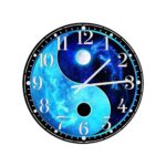 Yin Yang Ρολόι Τοίχου 20cm