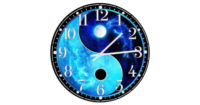 Yin Yang Ρολόι Τοίχου 20cm - Image 10