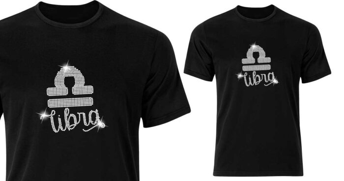 T-shirt με Strass Libra - Image 3