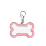 Ταυτότητα Ροζ σχέδιο Κόκκαλο με εκτύπωση το σχέδιο σας 3x4.5cm