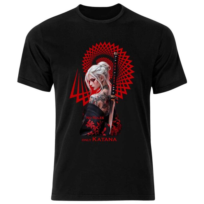 No Rules Only Katana φούτερ με κουκούλα - Image 5