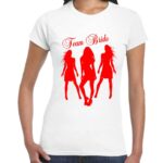 Team Bride Ladies Tshirt - Image 3
