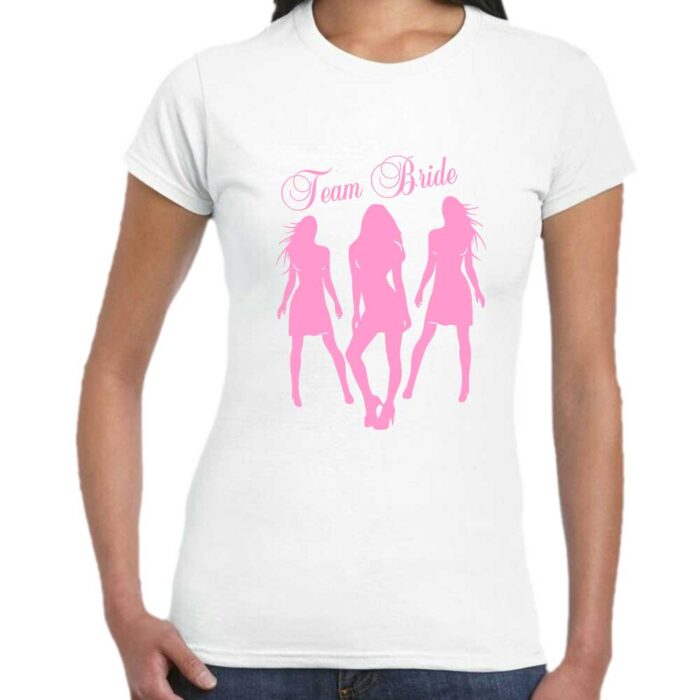 Team Bride Ladies Tshirt - Image 2