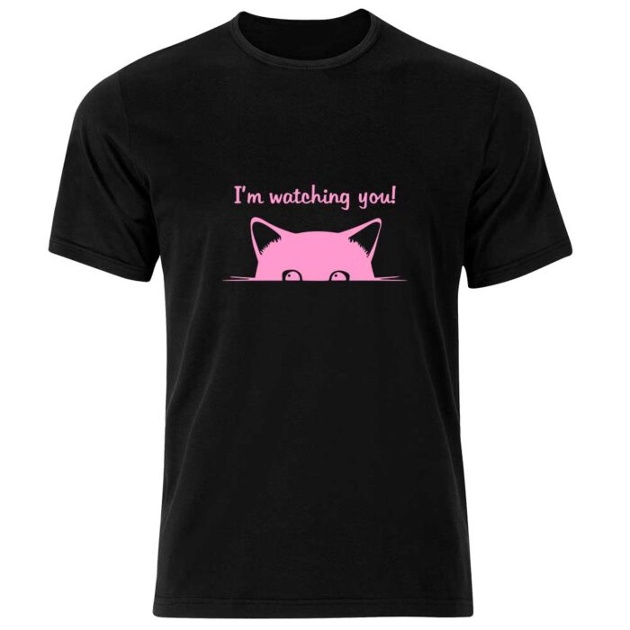 Tshirt Cat Watching - Image 1